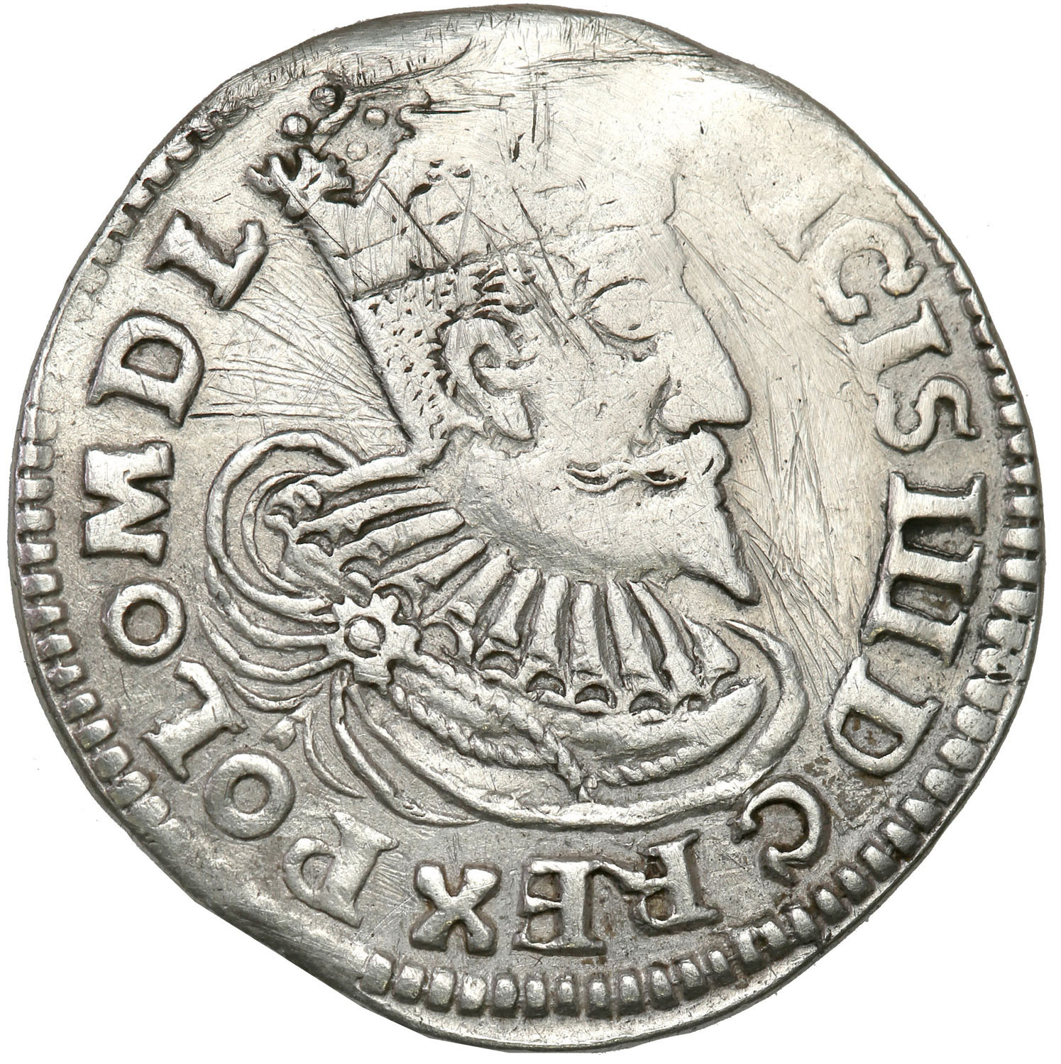 Zygmunt III Waza. Szóstak (6 groszy) 1596, Bydgoszcz, wariant z REGNI - Rzadkość R6-R7
